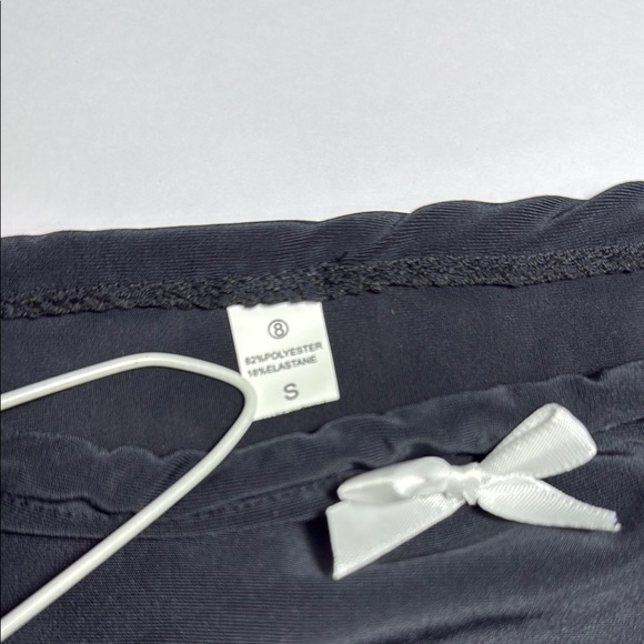 Jimmi Swim Black Bikini Set with White Accents. Size S Top and Size S Bottom - Picture 2 of 6